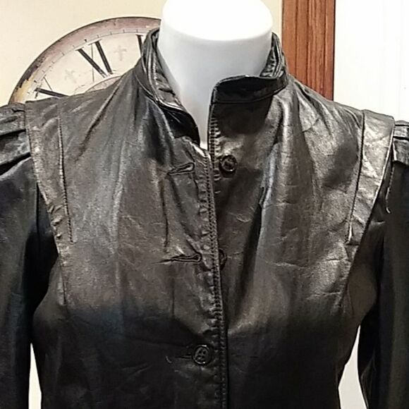 Leather craft vintage jacket - Picture 4 of 17